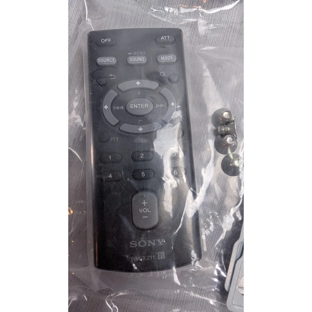 Sony Car Audio Remote Control RM-X211 Wireless Controller Mounting Hardware